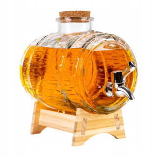 SuperBottle Set 2l sklenený sud s 2l kohútikom